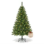 Dirbtinė eglutė, 150 cm, 100 &scaron;iltų LED, 350 &scaron;akelių, 8 režimai, laikmatis, EU
