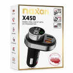 Bluetooth laisvų rankų įranga SPEAKERPHONE X450 su FM siųstuvu, 2x USB 3.0, USB-C PD