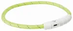 &Scaron;uns antkaklis TRIXIE su LED ap&scaron;vietimu, USB, M-L, 45 cm