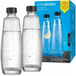 SodaStream 1 l stikliniai buteliai, 2 vnt., tinka tik DUO gazuokliui