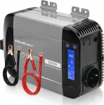 Įtampos keitiklis Qoltec, 12V į 230V, 300/600W, grynos sinusinės bangos