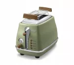 Skrudintuvas DeLonghi Icona Vintage CTOV 2103.GR, 900 W, su bandelių grotelių priedu, atitirpinimo funkcija