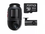 Vaizdo registratorius 70MAI X800 4K su galine kamera 70MAI RC14 ir 128 GB SD kortele