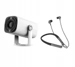 Ne&scaron;iojamas projektorius Manta MultiVision PMA202A24, 4K, HDMI, USB, WiFi, ausinių lizdas
