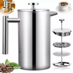 Arbatinukas French Press, nerūdijantis plienas, 800 ml