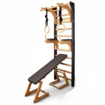 Gimnastikos sienelė ONMAX NORD PREMIUM 230 cm su LUXO STATION grafito spalvos platforma