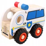 Medinis policijos automobilis vaikams Mini Matters