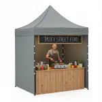 Komercinė palapinė Aga Express PARTY 2x3 m, pilka