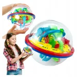 3D loginis žaidimas Magic Ball Labyrinth, 100 lygių