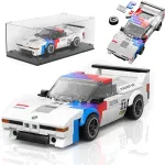 Konstrukciniai blokeliai BEDEE Racing Car M1, 363 vnt., su vitrininė dėžute