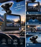 Automobilinė vaizdo kamera su HD įra&scaron;u ir WiFi