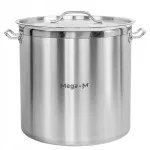 Nerūdijančio plieno puodas su dangčiu 50 l, 40 cm, Mega-M PRO