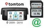 Žemėlapiai Renault 1175 Carminat TomTom 2026, Centrinė Europa, radarų duomenys