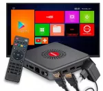 I&scaron;manioji TV priedėlis Android 11, S905X3, 16 GB, HDMI, 4K, su nuotolinio valdymo pultu ir HDMI laidu