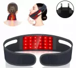 LED kaklo ir smakro diržas, 660 nm, 850 nm raudonos &scaron;viesos terapija