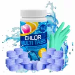Baseino chloro tabletės 50 x 20 g, 1 kg, su pir&scaron;tinėmis
