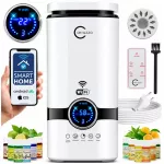 Oro drėkintuvas SMART HOME+ su WiFi, aromaterapijai, valdymas pulteliu