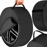 Atsarginio rato uždangalas Commuter, 4XL, 75 cm, su užtrauktuku ir rankena