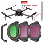 Filtrų rinkinys DJI Mini 5 Pro: CPL, ND16, ND64, 3 vnt. su dėklu