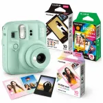 Momentinis fotoaparatas Fujifilm Instax Mini 13 žalias + 30 nuotraukų