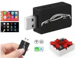 Belaidis adapteris automobiliui Carplay 2in1, lengvas pajungimas