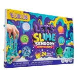 Sensorinis advento kalendorius vaikams Tuban Let's Slime, nuo 3 m.