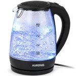Elektrinis virdulys, stiklinis, 2 l, LED pa&scaron;vietimas, 2200 W, su filtru