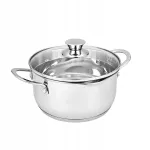 Nerūdijančio plieno puodas su dangčiu, 18 cm, 2 l, Maestro MR-3510-18, tinkamas indukcijai