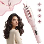 Automatinis 28 mm plaukų garbanojimo žnyplės, apsauga nuo nudegimų