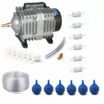 Tvenkinio ir akvariumo aeracinė pompa, 2100 l/h, 18 W, 17 dalių komplektas