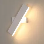 Sieninis LED &scaron;viestuvas, balta spalva, pasukamas, 9W, 3000K