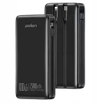 I&scaron;orinė baterija Polion 25000mAh, 100W, greitas USB-C PD QC įkrovimas