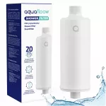 Du&scaron;o filtras AquaFloow, baltas, kietam vandeniui, 1 vnt.