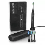 Elektrinis dantų &scaron;epetėlis SMILESONIC EX, juodas, 5 režimai