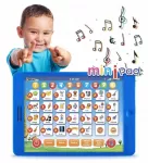 Vaiki&scaron;kas edukacinis plan&scaron;etinis kompiuteris, interaktyvus mokymasis, raidės, žodžiai, muzika