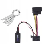 &bdquo;Bluetooth 5.3&ldquo; AUX adapteris Peugeot ir Citroen RD4, prijungiamas i&scaron; karto