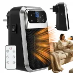Mini 800W &scaron;ildytuvas su 180&deg; pasukama jungtimi, laikmačiu ir pulteliu