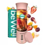 Ne&scaron;iojamas blenderis beWell, 500 ml, su USB įkrovimu