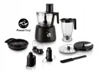 Virtuvinis kombainas Philips HR7776/90, 1300 W, juodas, 3 viename