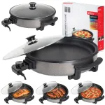Elektrinė kepimo keptuvė PIZZA GRILL, 36 cm, 1500 W