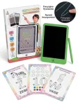 Pie&scaron;imo ir ra&scaron;ymo plan&scaron;etė vaikams, 8,5", LCD, su 10 trafaretų