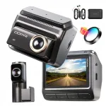 Vaizdo registratorius DDPAI Z90 Pro 4K HDR su GPS, 4G moduliu, priekinė ir galinė kamera