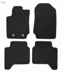 Automobilio kilimėliai Ford Ranger V Long 2011&ndash;2022, EVA, juodi, korio ra&scaron;to, komplektas