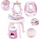 Vaiki&scaron;kas tualetinis staliukas su kėdute Smoby Disney Princess