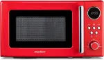 Mikrobangų krosnelė RETRO RED, 800W, 20 l, su laikmačiu, LED, MD15000