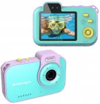 Povandeninis fotoaparatas Agfaphoto 12 MP, atsparus vandeniui iki 3 m, 2x objektyvas, 2.7K vaizdo įra&scaron;ymas