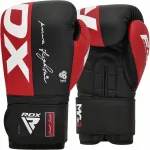 Bokso pir&scaron;tinės RDX F4, juodos/raudonos, 16oz, treniruotėms
