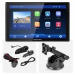Automobilinė multimedija Kruger&Matz 9" su Android Auto, Apple CarPlay ir DVR