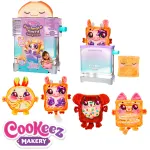 Mink&scaron;tas žaislas COOKEEZ MAKERY TOAST TREATZ, kvepiantis skrudinta duona, su skrudintuvo forma