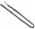 Pavadėlis DINGO Winnetou Extended, 2,5 x 120&ndash;220 cm, mėlynas